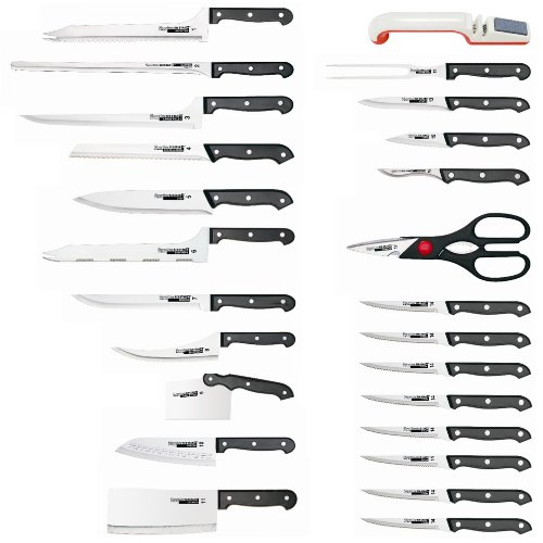 Ronco™ Showtime ™ 25-Piece Stainless Steel Knife Set - Ronco - TV-ShowtimeKnifeSet - ISBN:B000L9QBJY