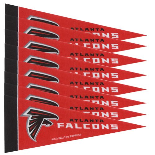 Atlanta Falcons Mini Pennant Set: 8-Pack