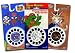 ANIME 3D ViewMaster Cartoons - Mucha Lucha, Yu-Gi-Oh, Teenage Mutant Ninja Turtles - 9 Reels