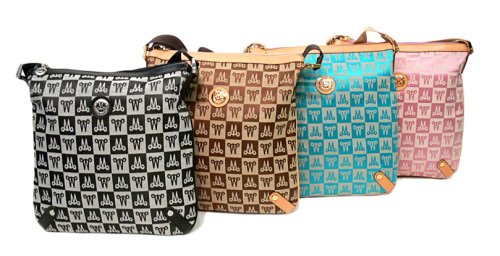 Adi Designs -M- Collection Imported European Linen Shoulder Bag