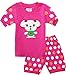 Family Horse Big Girl 2 Piece 100% Cotton Short Pajamas Set Soft Kid Pjs Size 10 Years White
