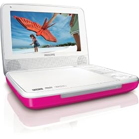 Philips PD7000C/05 7 inch Portable DVD Player - Pink