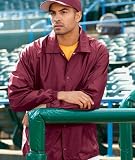 UltraClub Adult Nylon Coaches Jacket. 8944