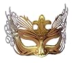 Deluxe Gold Mardi Gras Mask - Adult Std.