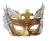 Deluxe Gold Mardi Gras Mask