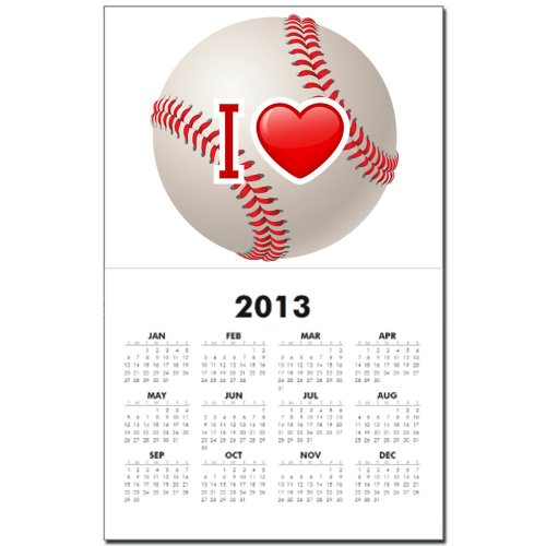 Calendar Print w Current Year I Love Baseball at Amazon.com