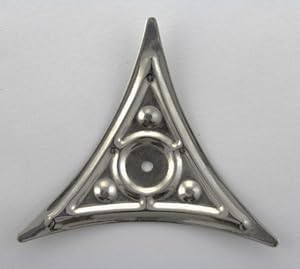 POLISHED NICKEL DECORATIVE BRASS STAIR DUST CORNER - Staircase Hardware