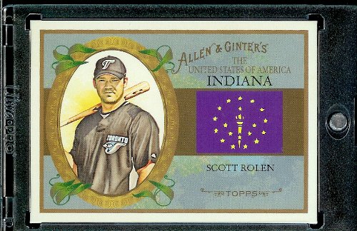 Buy 2008 Topps Allen and Ginter U.S States # US14 Scott Rolen ( Indiana ) Toronto Blue Jays - MLB... by Topps
