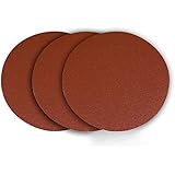 POWERTEC 110603 12-Inch PSA 80 Grit Aluminum Oxide Sanding Disc, Self Stick, 3-Pack