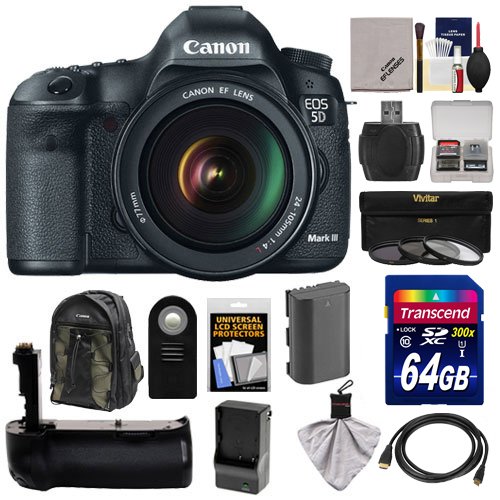 Canon EOS 5D Mark III Digital SLR Camera with EF 24105mm L IS USM Lens