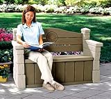 Outdoor Bench with Storage (33 H x 53 W x 24 D)
