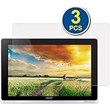 BIRUGEAR Acer Aspire Switch 10 SW5-012 Screen Protector, (3-Pack) Premium HD Crystal Clear LCD Screen Protector for Acer Aspire Switch 10 SW5 (SW5-012) 10.1-Inch Full HD Touchscreen Laptop Tablet PC