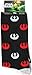 Hyp Star Wars Rebel Logos Pattern Men's Crew Socks Shoe Size 6-12