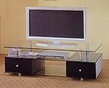 Wood And Glass Plasma TV Stand