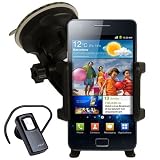 Bluetooth Headset & Car Holder Samsung Galaxy S2 I9100 By Sunwire