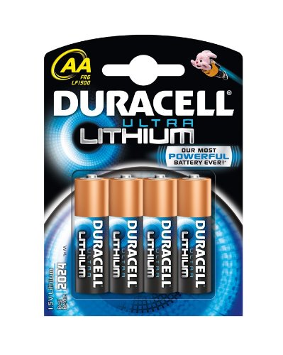 Duracell Lithium Batterie (Mignon AA, Ultra) 4 St&uuml;ck Preisvergleich