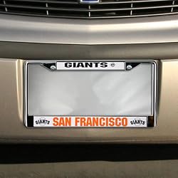 San Francisco Giants Chrome License Plate Holder