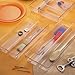 iDesign Linus Twin Kitchen Drawer Organizer for Silverware, Spatulas, Gadgets - 6
