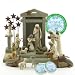 Willow Tree 19 Piece Nativity Set By Susan Lordi (With Ox and Goat) with Go Green! Compressed Bamboo Towels