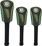 Oaklnad Atheletics MLB Mesh Set of Three Golf Headcovers