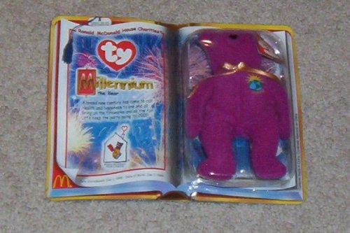 TY Millennium the Bear Beanie Baby (Teenie Beanie Baby)