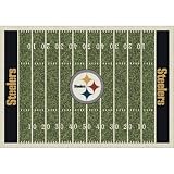 Milliken 533321/1075 NFL Homefield Pittsburgh Steelers Football Rug Size: 5'4" x 7'8"