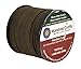 Mandala Crafts 100 Yards 2.65mm Olive Brown Faux Suede Cord - Flat Vegan Leather Cord for Jewelry Making Beading - Leather String Cord Leather Lace for Necklace Bracelet