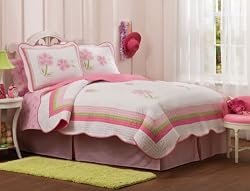 Mayas Flower Full Quilt with 2 Shams