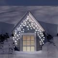 180 LED Ultra White Snowing Icicle Christmas Lights *Indoor & Outdoor Use*