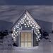 LED 180 Snowing Icicle Christmas Lights White