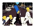 Brand New Simpsons Mouse Pad Beatles Abbey Road