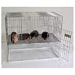 Precision Pet Puppy Pen with 1/2-Inch Mesh Floor 48 x 48 x 30", Chrome