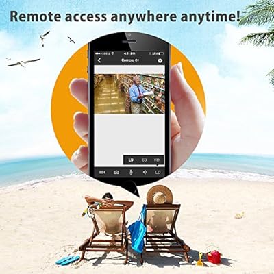 Zmodo ZM-SH721 720p HD Mini Wi-Fi Network IP Camera with Audio White