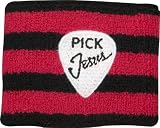 Kerusso Pick Jesus Wrist Band, Red/ Black