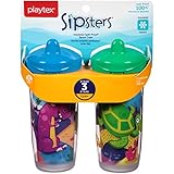 Playtex 2 Count Playex Playtime Spout Cup, 9 oz (Color and Design May Vary)