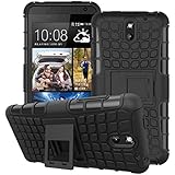 Mokingtop Hybrid Armor Rugged Hard Case Cover Stand Skin for HTC Desire 610