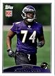 2009 Topps NFL Football ROOKIE Card # 342 Michael Oher Baltimore Ravens (RC) - Mint Condition & Shipped In A Protective Screwdown Display Case!