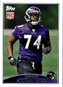2009 Topps NFL Football ROOKIE Card # 342 Michael Oher Baltimore Ravens (RC) - Mint Condition & Shipped In A Protective Screwdown Display Case!