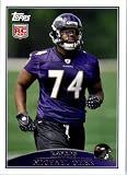 2009 Topps NFL Football ROOKIE Card # 342 Michael Oher Baltimore Ravens (RC) - Mint Condition & Shipped In A Protective Screwdown Display Case!