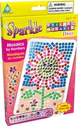 DAISY SPARKLE Mini Sticky Mosaics by The Orb Factory