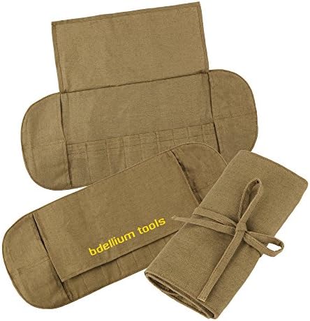 Bdellium Tools Professional Makeup Brush Roll-Up Pouch (Bushes Not Included)