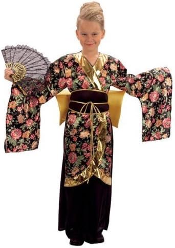 Japanese Kimono Geisha Girl Childs Fancy Dress Costume - S 122cms by Parties Unwrapped Ltd