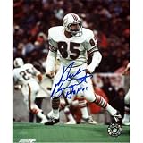 Nick Buoniconti Autographed Miami Dolphins 8x10 Photo w/ "HOF 01 - Autographed NFL Photos