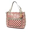 Coach Poppy Signature DottedHallie East West Tote Bag 22473 Sun Orange