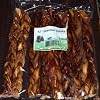 12" Braided Bully Sticks Thick Select 10 pieces Odor Free Sealed