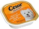 Cesar Sunrise Canine Cuisine Chicken & Cheddar Cheese Souffle for Small Dogs, 3.5-Ounce Cans (Pack of 24)