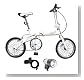Easy☆Walkerスペシャルセット 16インチ折畳み自転車 ホワイト FR-16ST-W