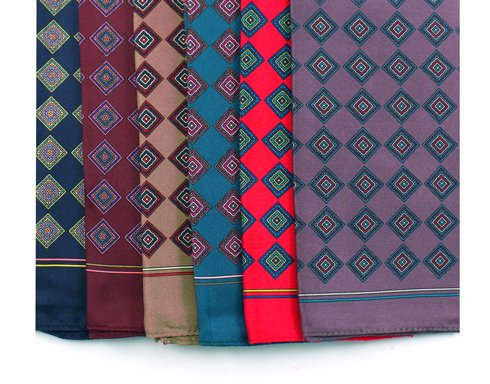 Men's Pattern Pocket Hankies #3