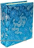 Review Artistic Chinese Creations  / Asian Home Decor / Chinese Home Decor: Chinese Silk Photo Album - Dragons