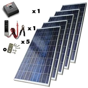 Sunforce 39305 650-Watt High-Efficiency Polycrystalline Solar Power Kit
